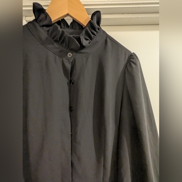 Dainty Jewells Black Delightfully Dainty Flutter Sleeve Dress - M - Picture 4 of 5